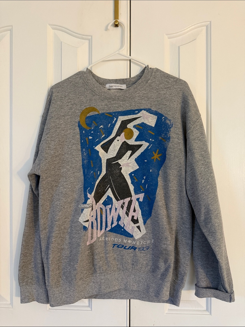 David Bowie Graphic Crewneck Sweater - daydreamer small